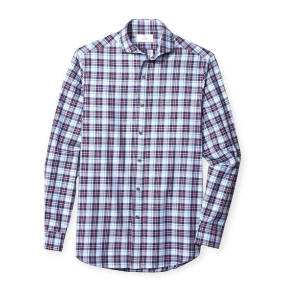 Buttoned Down Classic Men's Plaid Print Long Sleeve Button-Down Shirt - Picture 1 of 10